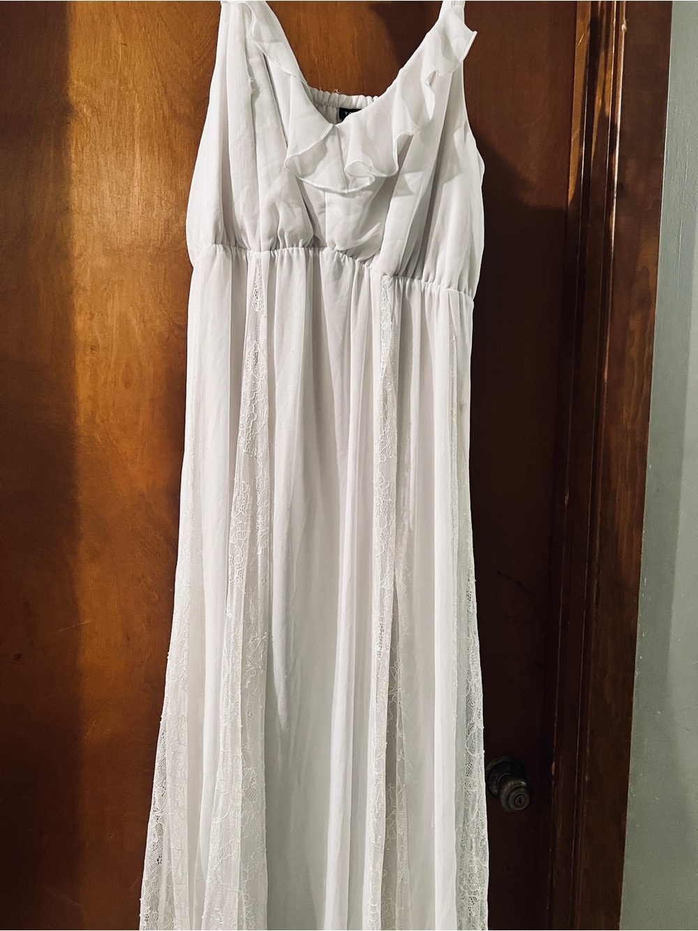 torrid White Ruffle-Detail Chemise